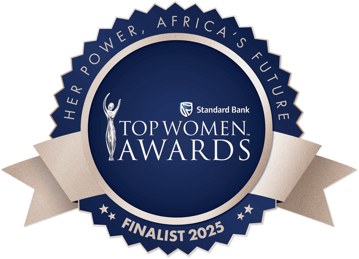 Standard Bank Top Women Awards Finalist 2025 seal