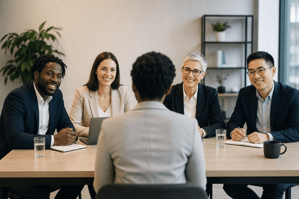Inclusive recruitment and interview process in a welcoming setting