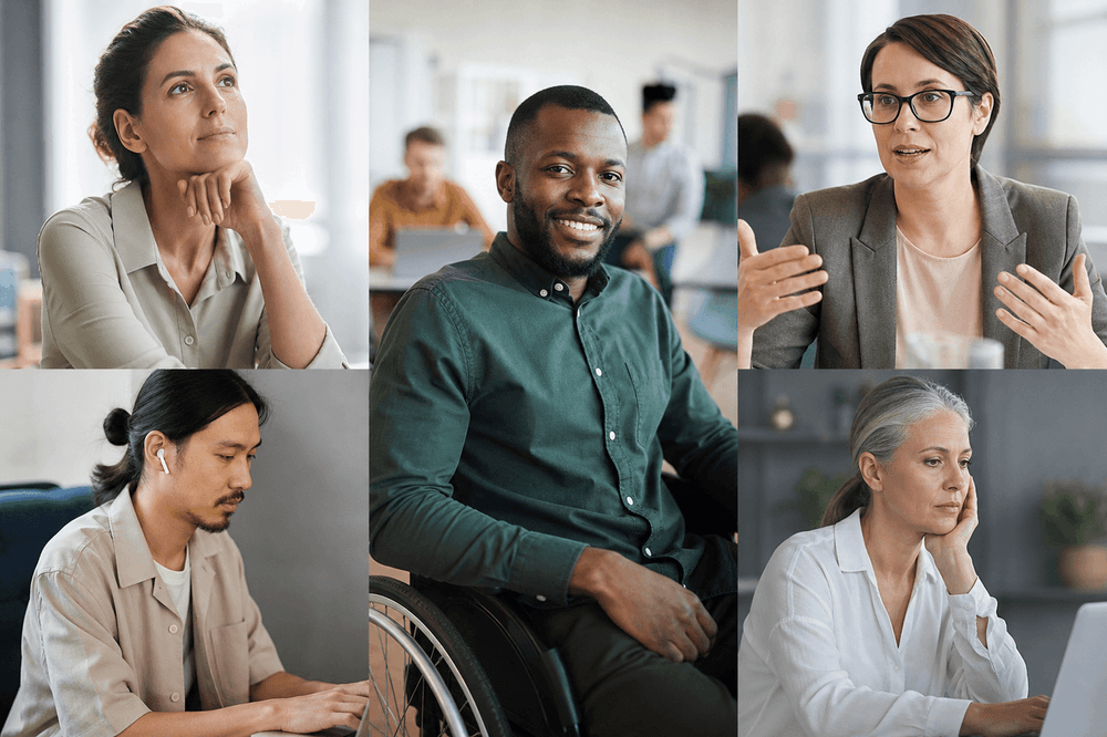Diverse representation of visible and invisible disability experiences